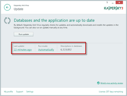 How To Update Kaspersky Anti Virus 2015 Databases