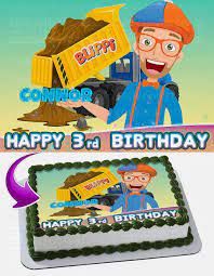 Blippi Edible Cake Topper Edible Image Cake Topper Edible Image Cake Cake Toppers