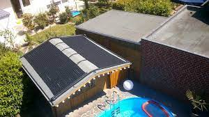 Solar Poolheizung Auf Gartenhaus 2 X 1 5m X 3 66m Solar Poolheizung Gartenhaus Poolheizung Gartenhaus Pool
