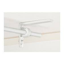 Betydlig Wall Ceiling Bracket White Ikea Ikea Curtain Rods Curtain Rod Holders Curtain Rods