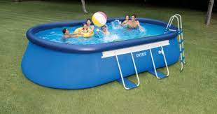 Intex 20 Ft X 12ft Oval 48in High Metal Frame Pool Easy Set Pools Intex Swimming Pools