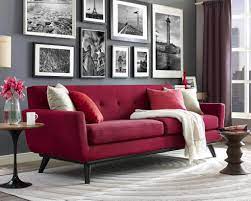 James Linen Sofa Red Couch Living Room Red Sofa Living Red Sofa Living Room