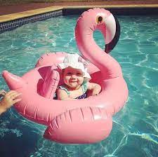 Lovely Inflatable Toddler Swan Swimming Pool Ring W Seat Pink Or White Baby Pool Baby Pool Floats Swimming Pool Toys