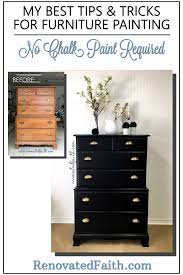 My Best Tips For Painting Furniture Black Dresser Reveal Black Painted Furniture Furniture Makeover Painted Furniture