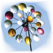 Windrad Windspiel Gartenstecker Kinetic Spinner Galaxy Kugelgelagert Windrad Wind Spinners Windspiele