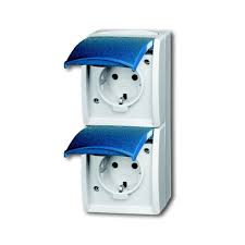Zurzeit liegen uns keine testberichte zu diesem produkt vor. Busch Jaeger Schuko Socket 2gang 20 02 Ew 53 Gray Blue Green White Ocean Aufputz