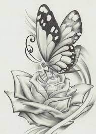 Pin By Harno Mo On Fabric Painting Rose Drawing Tattoo Pencil Drawings Of Flowers Small Girly Tattoos