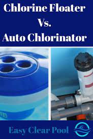 Chlorine Floater Or Chlorinator Which Is Best Pool Chlorine Pool Maintenance Swimming Pool Water