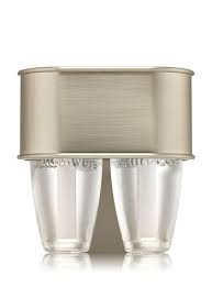 Satin Nickel Nightlight Scent Switching Trade Wallflowers Duo Plug Night Light Bath And Body Works Plugs