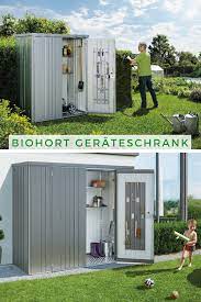 Biohort Gerateschrank Der Moderne Gerateschuppen Klein Aber Fein Bringen Sie Ordnung In Ihren Garten Und Biohort Gerateschrank Aufbewahrung Garten Biohort