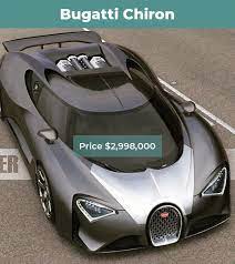 The Bugatti Chiron Price 2998000 Bugattichiron Bugatti Chiron Bugatti Super Cars