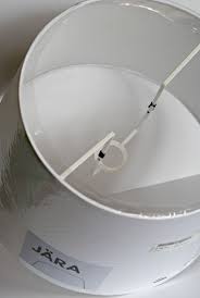 How To Convert An Ikea Jara Drum Pendant Shade To Fit A Lamp Base Ikea Lamp Shade Creative Lamp Shades Antique Lamp Shades
