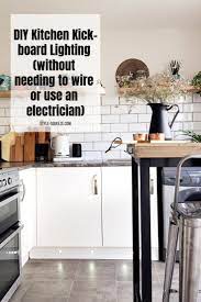 Cut along the line with a jig saw before installing it. Diy Kitchen Kick Board Lighting Without Needing To Wire Or Use An Electrician Style Squeeze