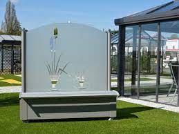 Windschutz Aus Glas Fur Garten Und Terrasse Windschutz Terrasse Windschutz Windschutz Glas