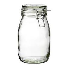 Korken Jar With Lid Ikea Glass Food Storage Containers Glass Food Storage Food Storage Organization