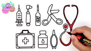 Minat alat kerik wa 085790305559. Belajar Mewarnai Gambar Peralatan Dokter Youtube