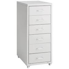 Rollcontainer Aus Metall Hellgrau Filing Cabinet Metal Filing Cabinet Office Storage