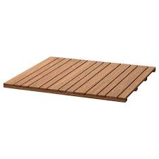 Runnen Decking Outdoor Brown Stained Ikea In 2020 Staining Wood Ikea Wooden Outdoor Furniture