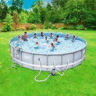 Intex 26ft X 52in Ultra Xtr Round Frame Pool Set With Sand Filter Pump Walmart Com Best Above Ground Pool Swimming Pools Above Ground Swimming Pools