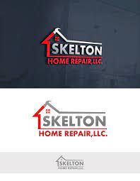 Home Repair Logo Design Logo Design By Am Interactive Design Construction Logo Design Roofing Logo Logo Design