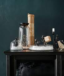 Vissvass Led Lighting Chain With 40 Lights Indoor Battery Operated Silver Colour Ikea Switzerland Tea Lights Holiday Interior Design Snow Globes