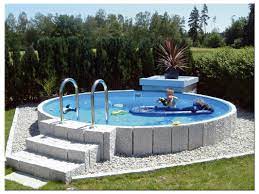 Pool Stahlwand Pool Set Hohe 0 90 M Runde Pool 2 Gartengestaltungkleinergarten Hohe Pool Runde Set Th In 2020 Pool Landscaping Round Pool Backyard Pool