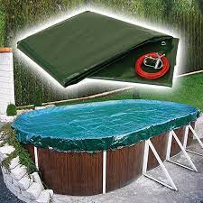 Pool Abdeckplane Rund Pool Winterplane Peb O 550 Cm 180 G Qm Abdecku 56 00