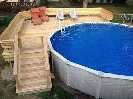 Above Ground Pool Is The Most Efficient Option When It Comes To Building A Pool But Before Start Building An Building A Pool Pool Deck Plans Diy Swimming Pool