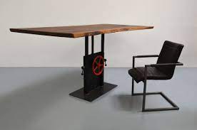 Mittelfuss Tischgestell Hohenverstellbar Narrow Tisch Hohenverstellbar Design Tisch Couchtisch Selber Bauen