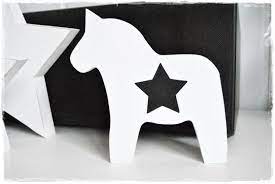 Dala Pferd Mit Stern Bastelarbeiten Dalarna Pferd Weihnachtskarten