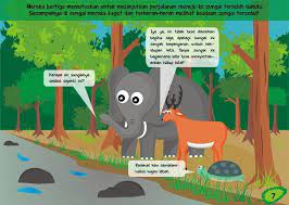 Boleh dikatakan aku sahabat karibnya. Contoh Gambar Ilustrasi Cerita Bergambar Hewan Jessy Gallery Gambar Hewan Ilustrasi Hewan