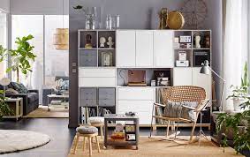 Friss Lakberendezesi Otletek Es Megfizetheto Butorok Ikea Living Room Living Room Storage Dining Room Shelves