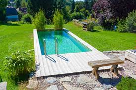 Aquant Badeteiche Fur Kleinste Grundstucke Morgens Geliefert Abends In Wasserbecken Garten Pool Schwimmteich