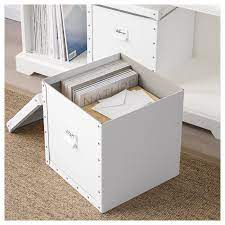 Ikea Fjalla Storage Box With Lid White Storage Boxes With Lids Storage Ikea