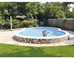 Einbaupool Stahlwandbecken Solo 625 X 360 Cm Tief 150 Cm Bei Hornbach Kaufen Pool Aussenverkleidung Stahl