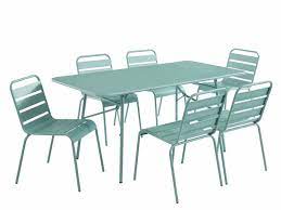 By now you already know that, whatever you are looking for, you're sure to find it on. Sam Jardin Metal Mirmande Table160 6chaises Empilables Vert