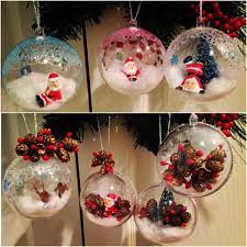 Diy Ornaments Create A Winter Scene With Plastic Ornament Balls And Crafts Christmas Ornaments To Make Christmas Ornaments Clear Glass Ornaments