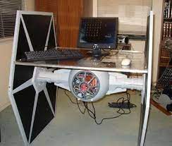 Best Star Wars Computer Desk Ever Great For A Family Room Decorated In Star War Theme Star Wars Furniture Star Wars Awesome Star Wars Bedroom