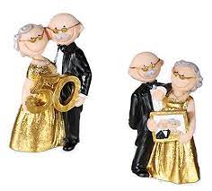 2 Statuine Nozze D Oro 50 Anni Anniversario Sposi Matrimonio Torta Nuziale Amazon It Casa E Cucina Nozze D Oro Sposo Matrimonio Nozze