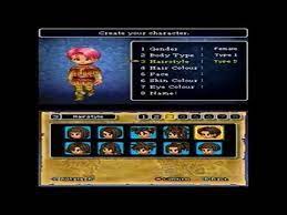 This includes character creation and character customization to personalize your gameplay! Dragon Quest 9 Ds Character Creation Youtube