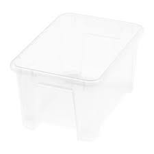 Samla Doboz Atlatszo 28x19x14 Cm 5 L Ikea In 2020 Ikea Ikea Samla Small Storage