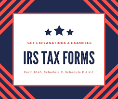 Irs Tax Forms Form 1040 Schedule C Schedule E And K 1 For Business Irs Tax Forms Tax Forms Irs Gov