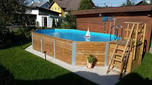 Holzpool Weka Korfu Holzpool Pool Selber Bauen Pool