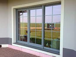 Terrassenfenster 3 Fluglig Grau Sprossen Haus Aussen Fenster Und Turen Haus