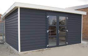 Pultdach Gartenhaus Milano I Kunststoff I Auf Mass Bestellen I Romahaus Com Haus Gartenhaus Pultdach Gartenhaus