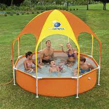 Bestway Splash In Shade Inflatable Baby Pool Inflatable Baby Pool Pool Shade Pool Canopy