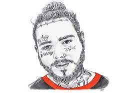 Choose from 15000+ post malone graphic resources and download in the form of png, eps, ai or psd. Post Malone Post Malone Girl Face Drawing Hip Hop Artwork