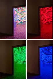 Rgb Wall Art Murals Shift Scenes As Lighting Color Changes Mural Wall Art Artistic Installation Mural Art