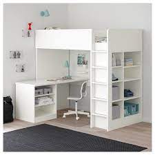 Stuva Hoogslapercombi M 2 Planken 3 Plank Wit Ikea Ikea Zolderbedden Hoogslaper