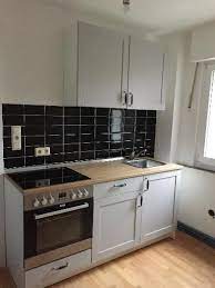 Knoxhult Ikea Kuchenzeile In Grau Inklusive Einbauherd Ofen Kalaydo De Knoxhult Ikea Ikea Kuche Kuche